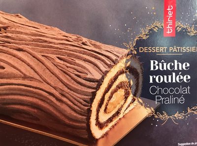 Bûche Roulée Chocolat Praliné