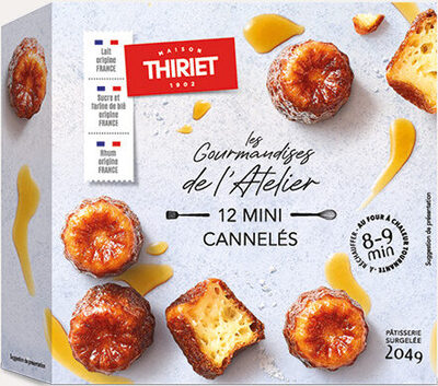 12 Mini cannelés
