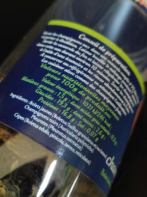 Mélange de champignons séchés