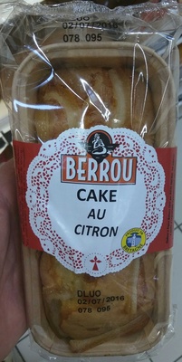 Cake au Citron front packaging