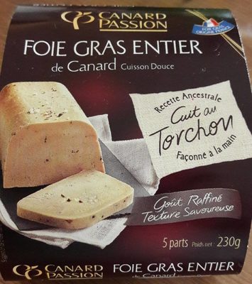 Foie Gras Entier de Canard front packaging