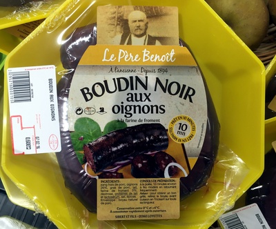 Boudins Noir aux Oignons à la Farine de Froment