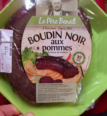 BOUDIN NOIR aux pommes, à l'ancienne