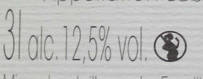 Éléphant Rose 2014 nutrition facts table