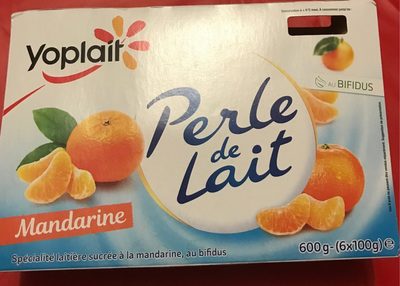 Perle de lait mandarine front packaging