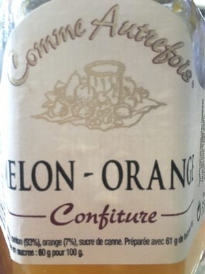 Confiture Melon Orange