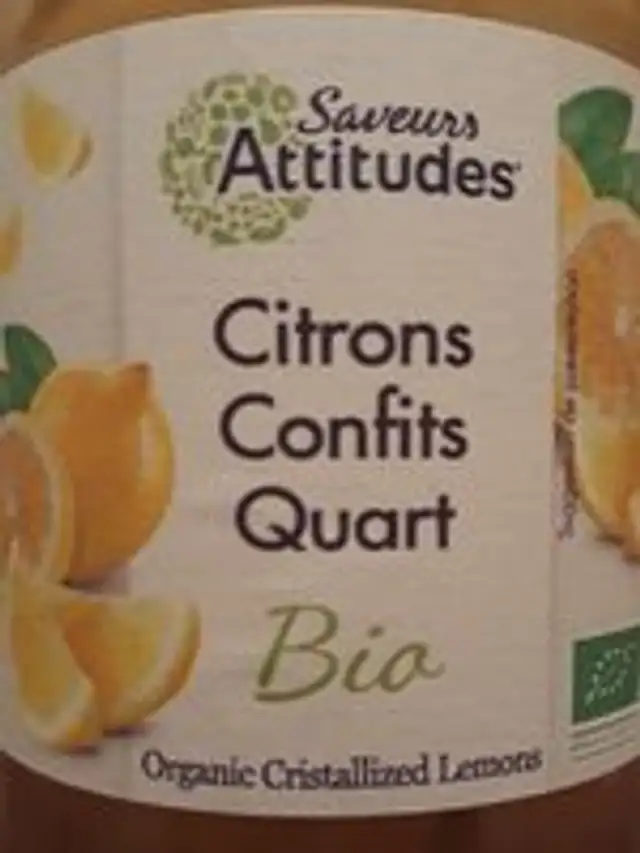 Citrons confits Quart Bio