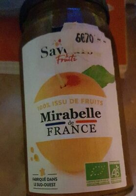 Mirabelle de France confiture