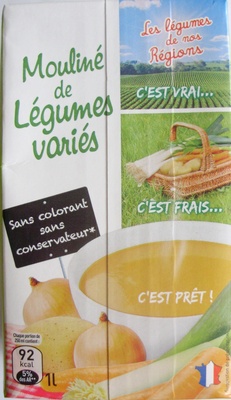 Mouliné de légumes variés