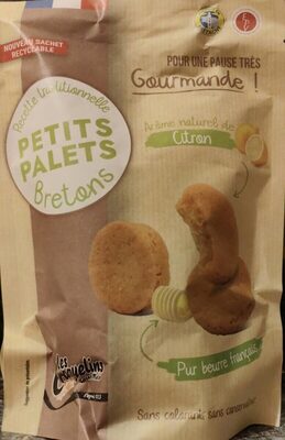 Petits palets Bretons à l'arôme naturel de citron