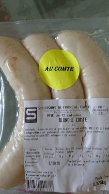 Saucisse blanche au compte