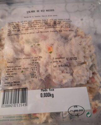 Salade de riz nicois