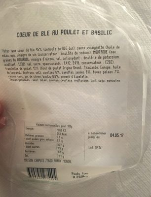 Coeur de ble au poulet