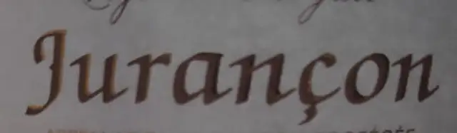 Jurancon - Cuvée du Baptême - 2018 ingredients label