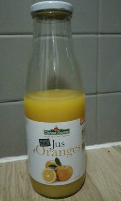 Jus d'orange front packaging
