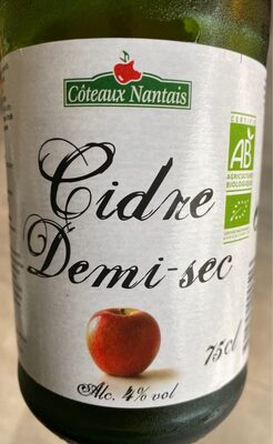 Cidre demi-sec