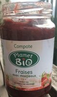 Compote fraise avec morceaux
