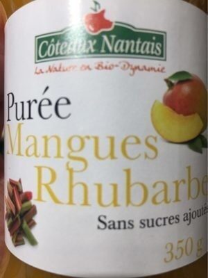 Purée Mangues Rhubarbe