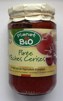 Purée Pêches Cerises - Planet Bio