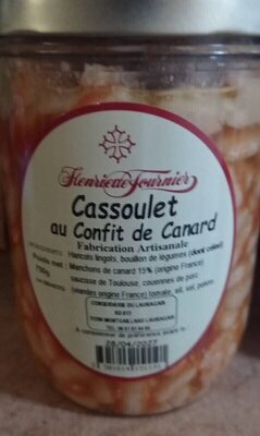 Cassoulet au confit de canard front packaging