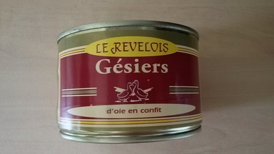 Gésiers d'oie en confit