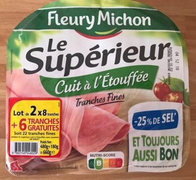 Le superieur cuit a l'etouffee tranches fines
