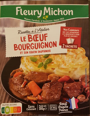 Le bœuf bourguignon et son gratin  dauphinois