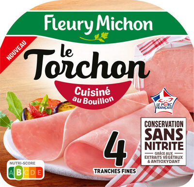 Jambon de porc Torchon Sans Nitrite front packaging