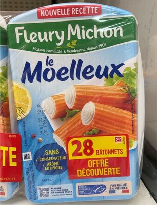 Le moelleux front packaging