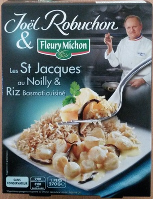 Les St-Jacques* au Noilly & Riz Basmati Cuisiné