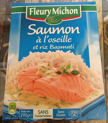 Le Saumon à l'oseille et son riz basmati