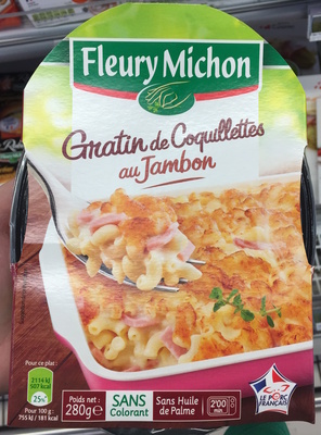Gratin de Coquillettes au Jambon front packaging