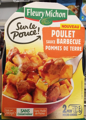 Sur le Pouce! Poulet sauce Barbecue Pommes de terre