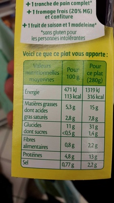 Riz crémeux jambon emmental front packaging