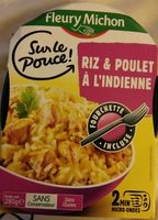 Riz & Poulet à l'indienne