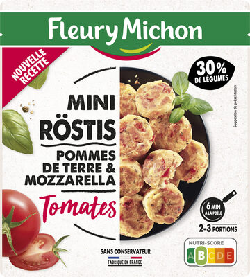 Mini-Röstis pommes de terre & mozzarella tomates