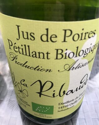 Jus de poires pétillant biologique