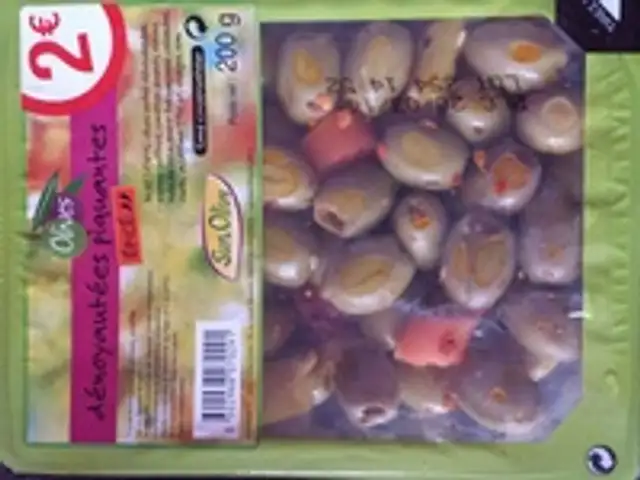 Olives dénoyautées piquantes