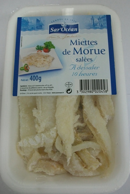 Miettes de morue salées