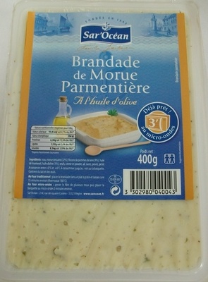Brandade de morue parmentière à l'huile d'olive