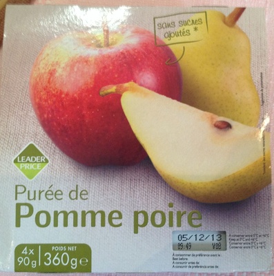 Purée de pomme poire