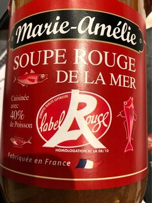 Soupe Rouge De La Mer Bocal Label Rouge Marie Amelie