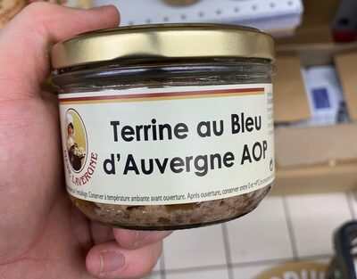 Terrine au Bleu d'Auvergne front packaging