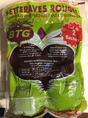 Betteraves Rouges Cuites et Épluchées