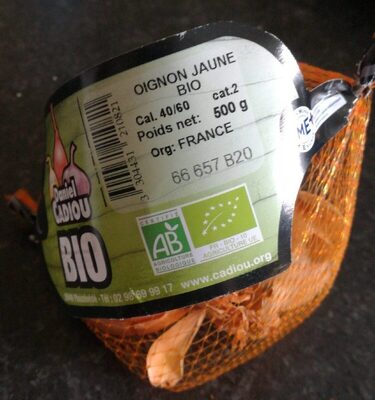 Oignon jaune bio