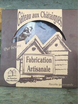 Gateau aux chataignes front packaging