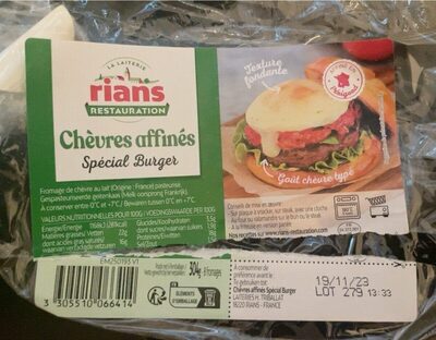 Chèvres affinés spécial burger