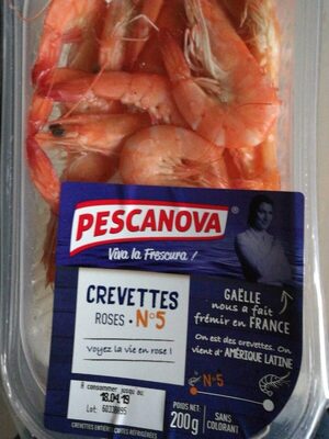 Crevettes front packaging