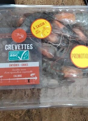 CREVETTES ENTIERES CRUES