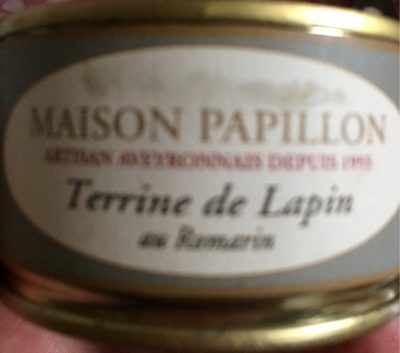 Terrine De Lapin Au Romarin Maison Papillon
